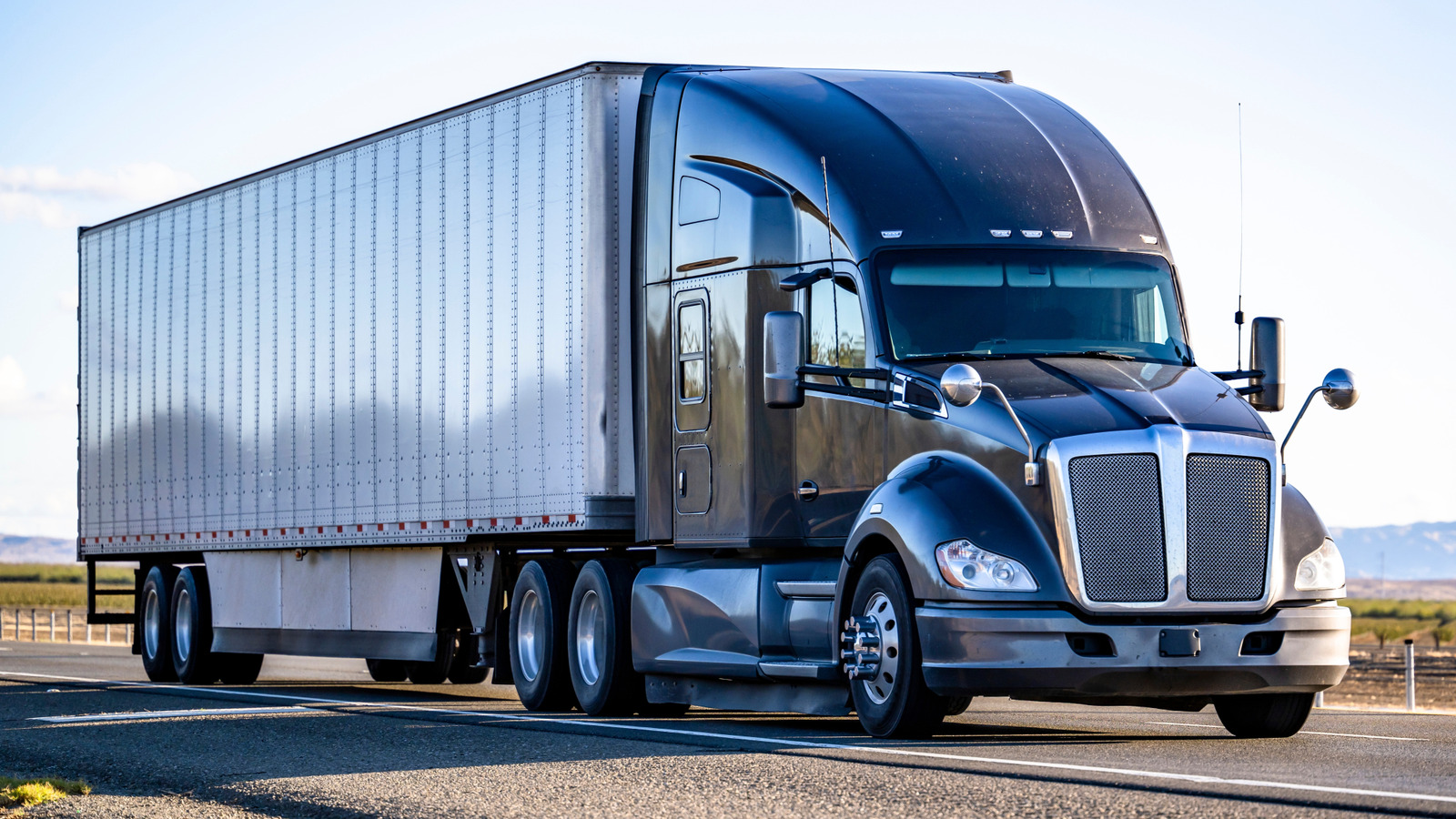 BZ Expedite tractor and trailer on route